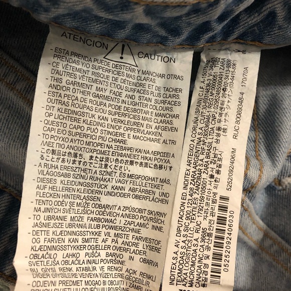 Zara Mini Jean Skirt - Picture 9 of 9